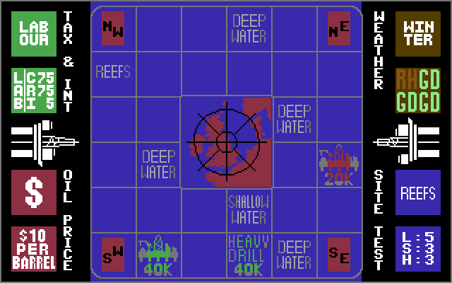 TSB-Spieloberfläche